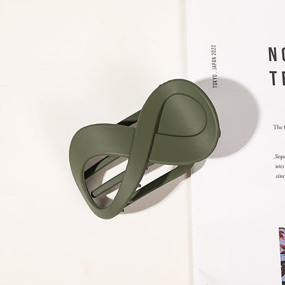 Trend PC Hair Clip Simple 8-shaped Infinity Styling Holder Shark Hair Claw Clip Hair Accessories For Women 2022 New Wholesale
